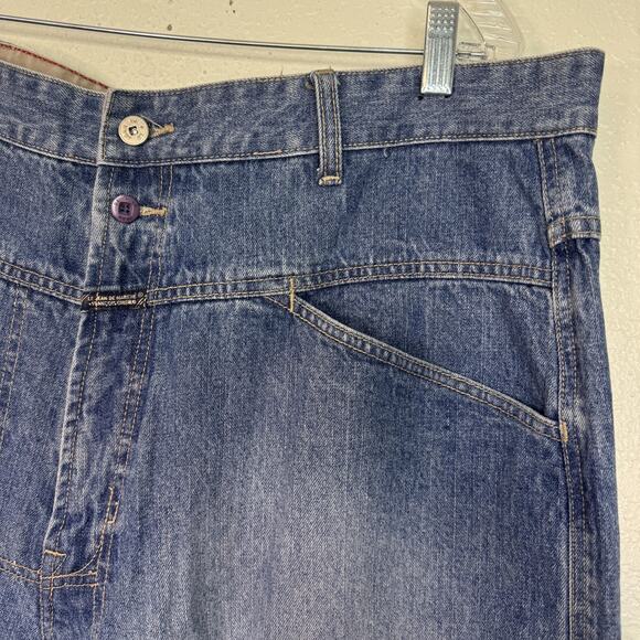 Marithe Francois Girbaud Jeans Mens 40 Baggy Wide Leg Carpenter Y2K 90s Vintage - Picture 6 of 15